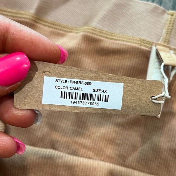 NWT Skims Cotton Rib Brief Camel - Size 4X - Picture 3 of 4